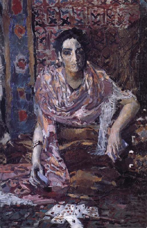 The female augur, Mikhail Vrubel